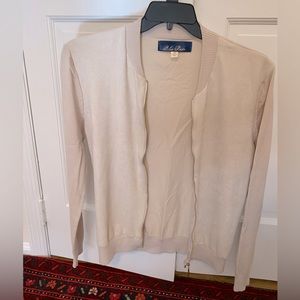 Francesca’s Blue Rain Zip Up Jacket